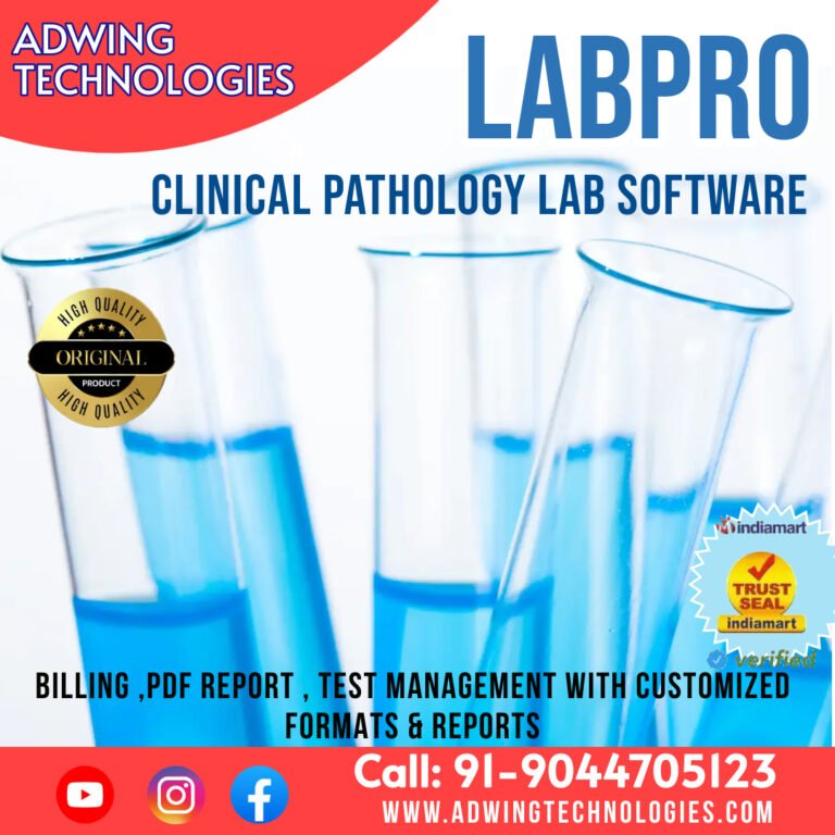 Pathology Software labpro by adwing technologies