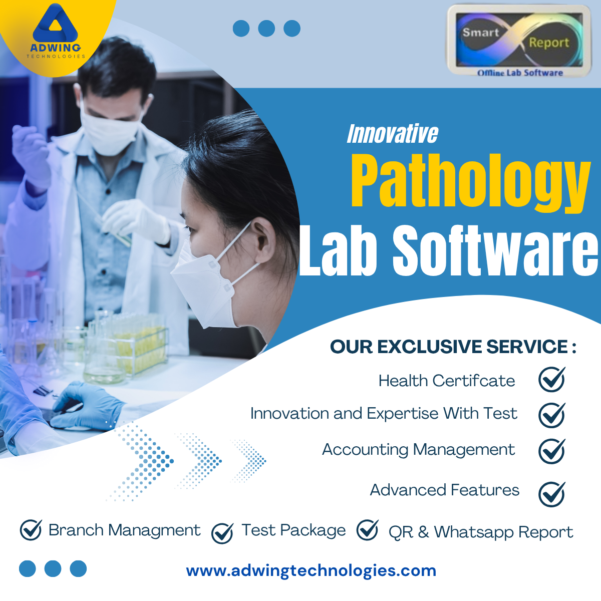LAb Software Pathology ERP Software By Adwing