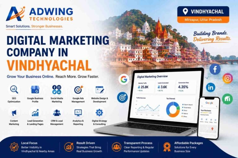 Digital Marketing Company in Vindhyachal - Adwing Technologies