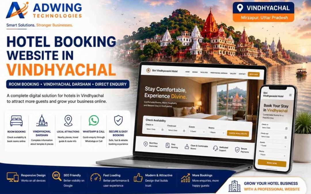 Hotel Booking Website in Vindhyachal |Adwing Technologies