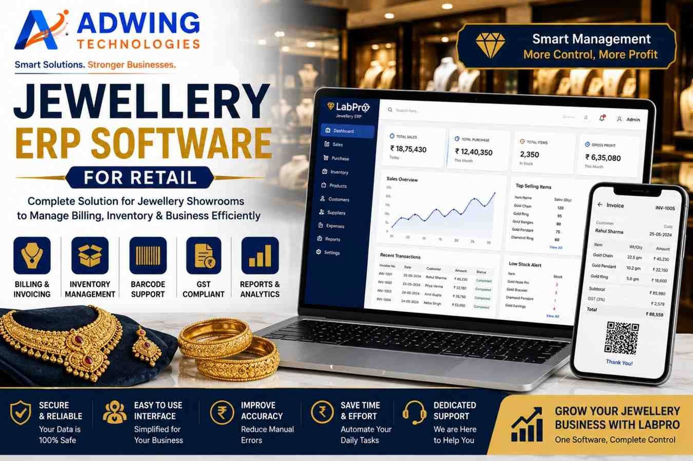 Jewellery ERP Software in india