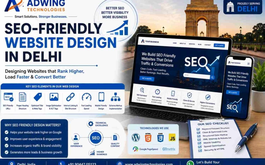 SEO Friendly Website Design for Delhi Businesses