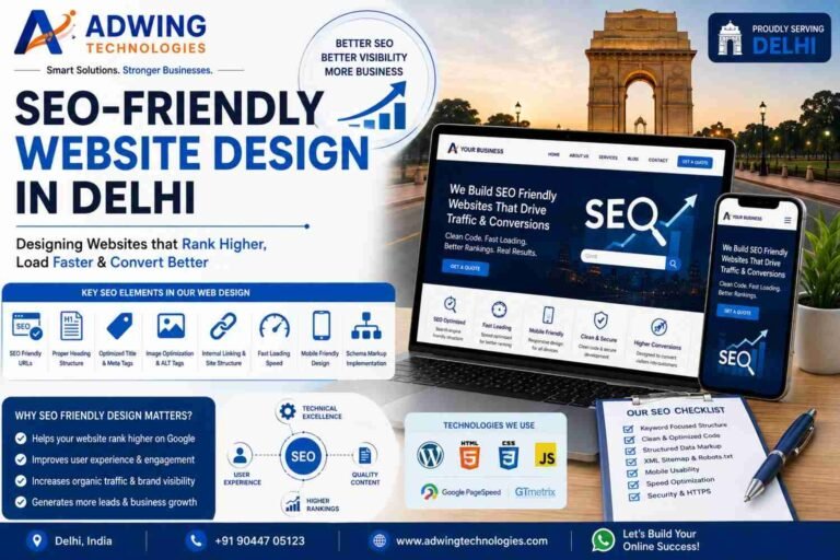 SEO Friendly Website Design for Delhi Businesses