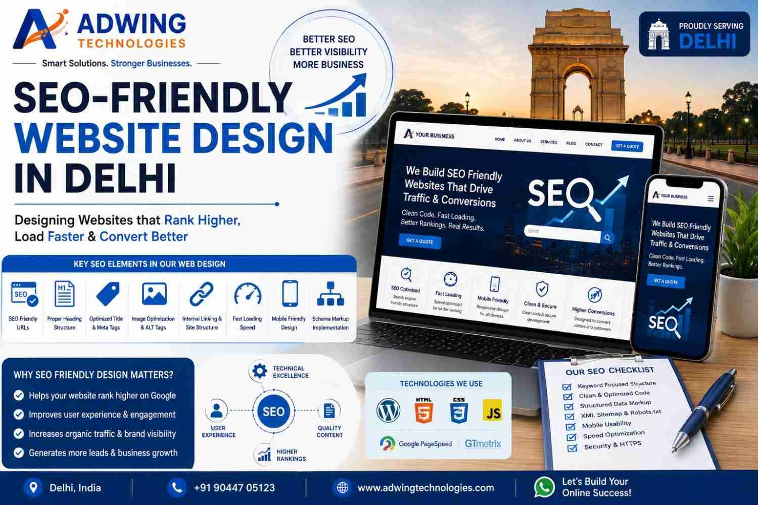 SEO Friendly Website Design in Delhi