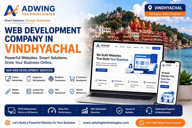Web Development Company in Vindhyachal - Adwing Technologies