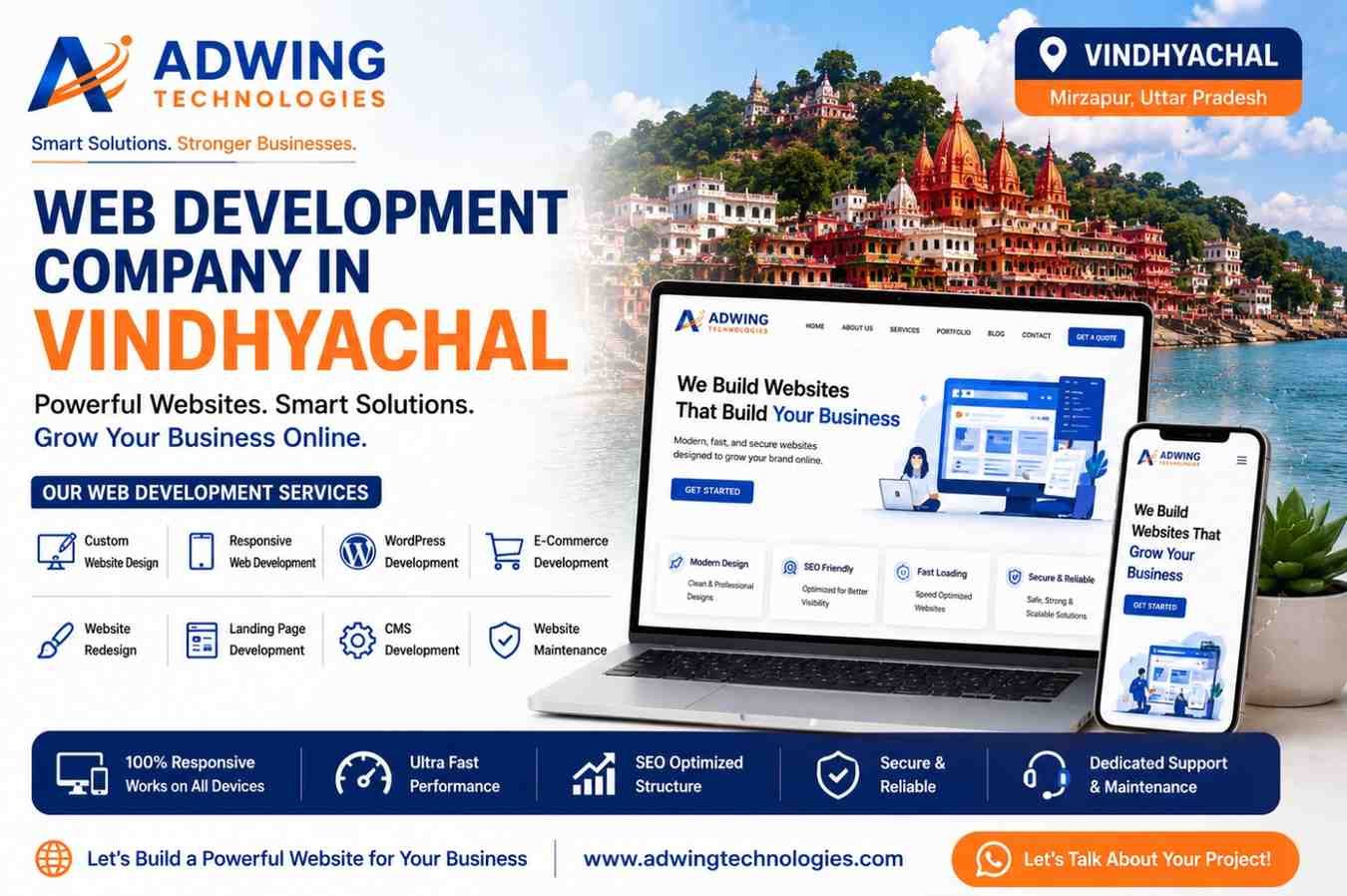 Web Development Company in Vindhyachal - Adwing Technologies