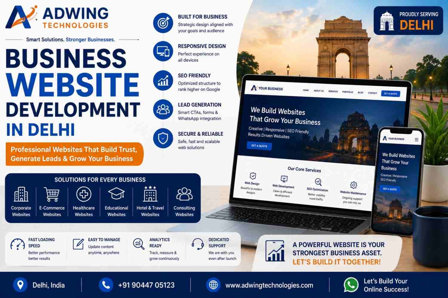 Business Website development in delhi