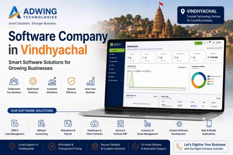 Software Company in Vindhyachal - Adwing Technologies Business Software Solutions”