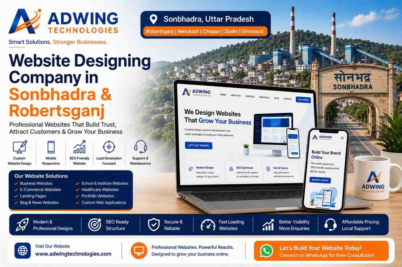 website designing company in sonbhadra