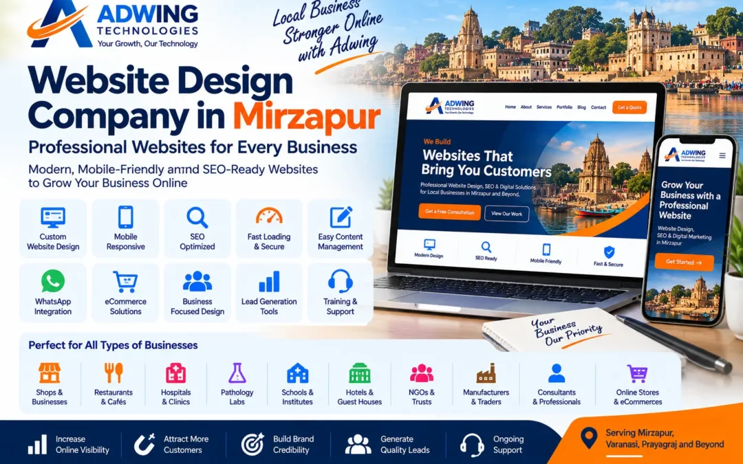 Website Design Company in Mirzapur, Uttar Pradesh | Adwing Technologies