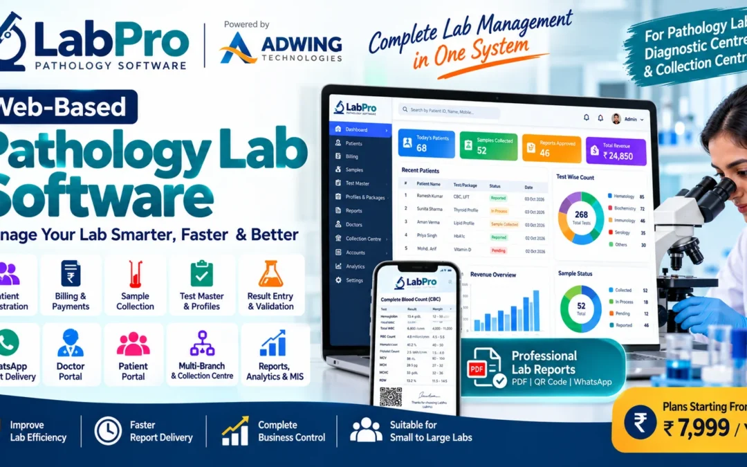 Web-Based Pathology Lab Software in India | LabPro Online Lab Management
